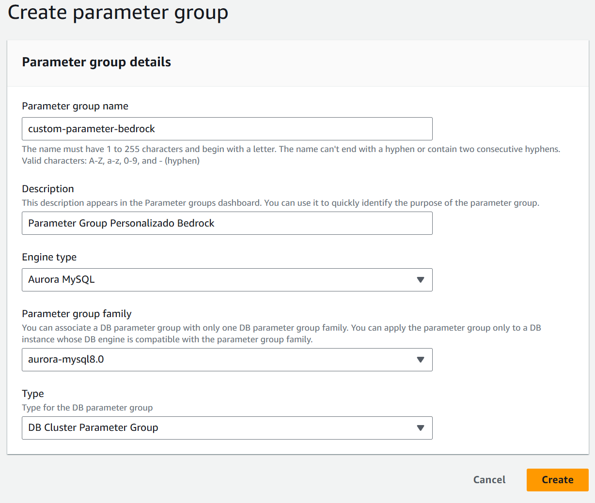 Parameter Group