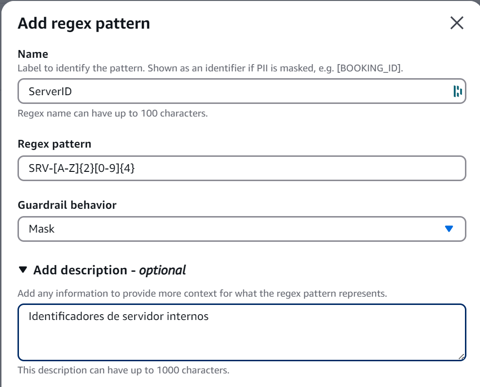 Configuración para Expresiones Regulares